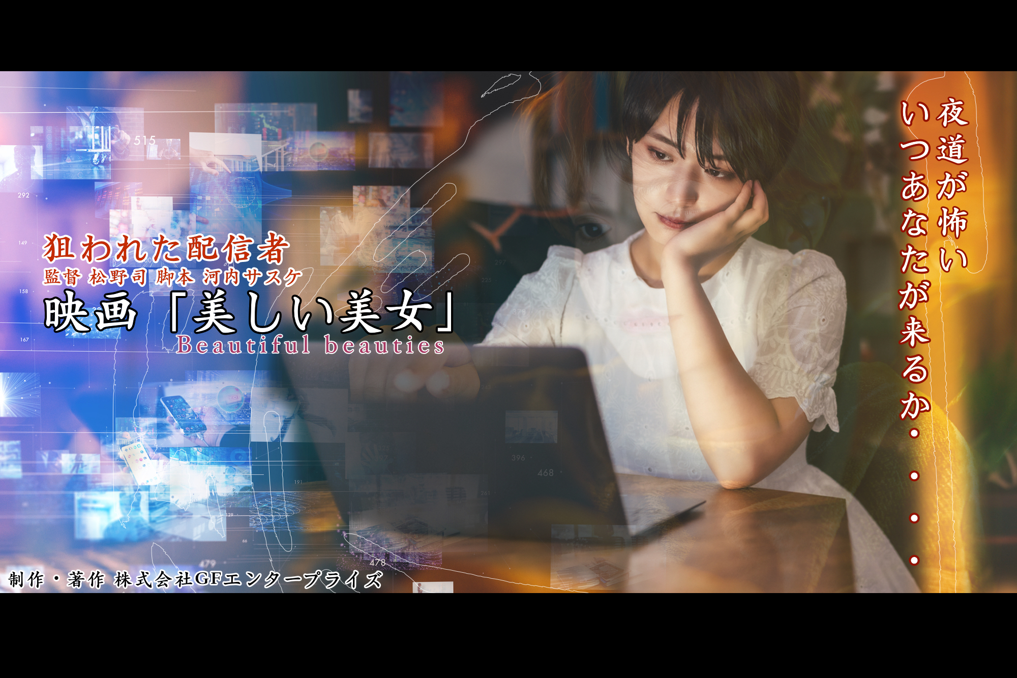 劇場公開映画『美しい美女』〜狙われた配信者〜主演・キャスト大募集
