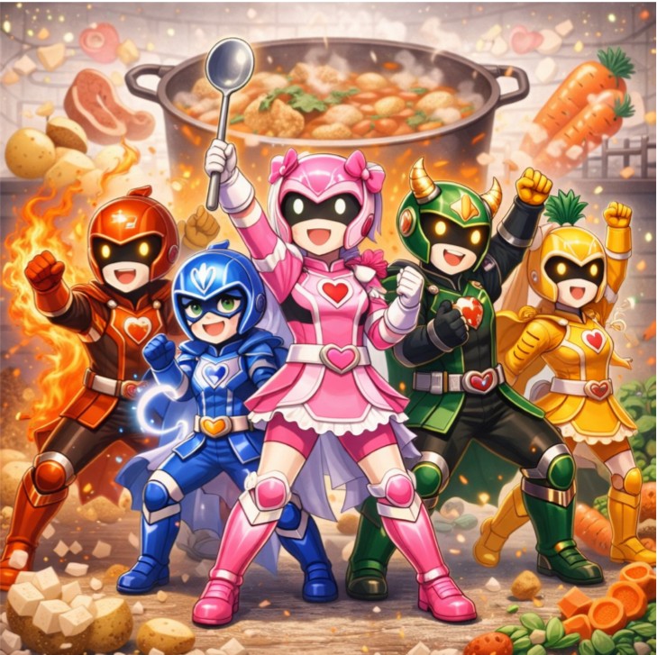 戦隊TVアニメクッキングレンジャー