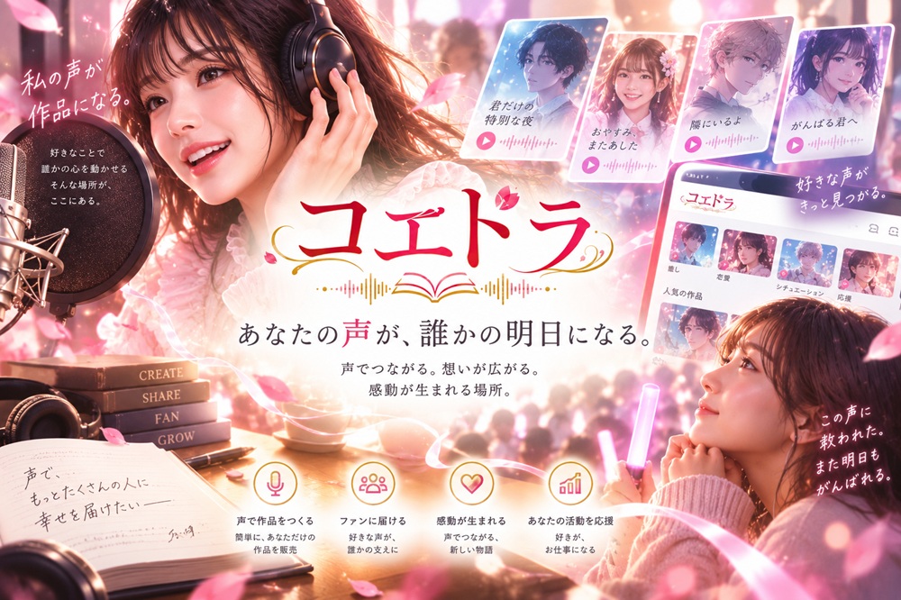 短編ボイスドラマ「コエドラ」出演者募集